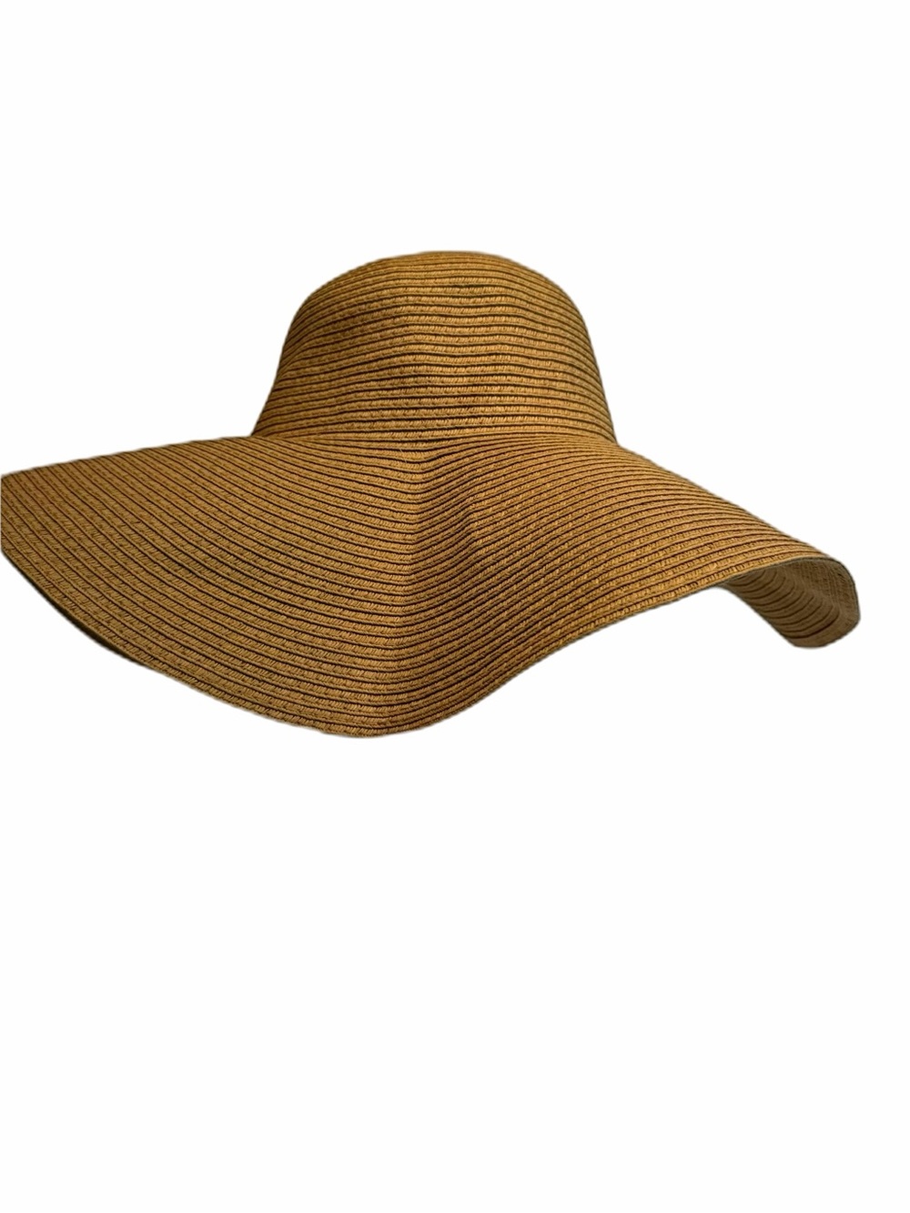 Oversized Wide-Brim Paper-Straw Floppy Sun Hat for Women EUC - Picture 6 of 8